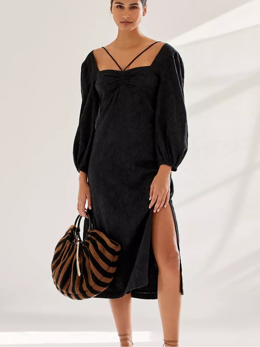 Anthropologie Maeve Low-Back Midi dress size 8 new with tags